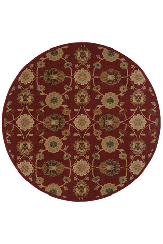 Oriental Weavers Infinity 2166B Red/Beige Area Rug 7' 8 Round