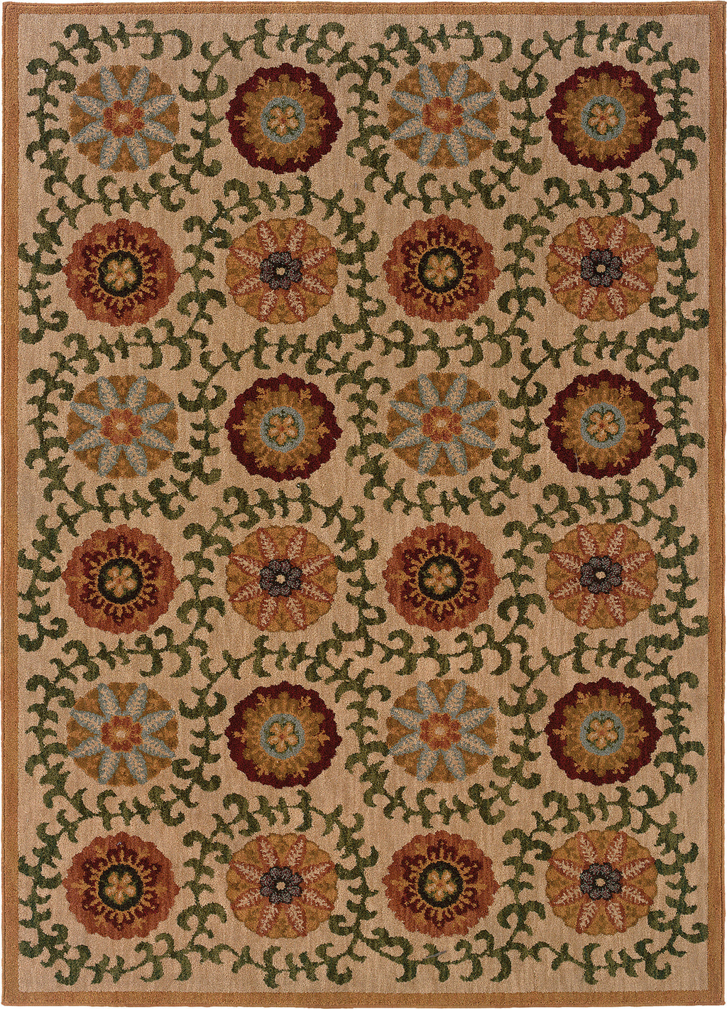 Oriental Weavers Infinity 2175E Beige/Green Area Rug main image