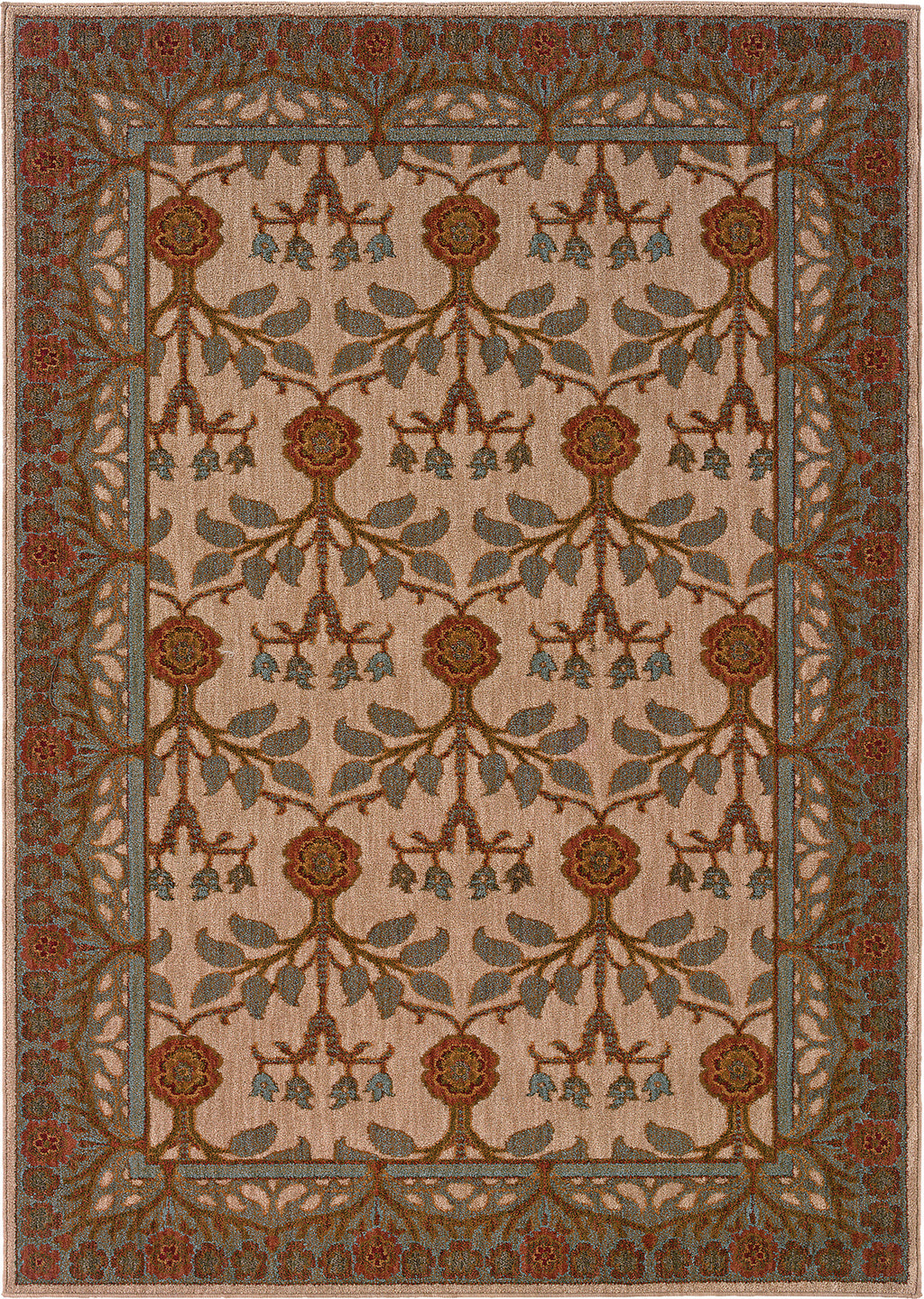 Oriental Weavers Infinity 2177F Beige/Blue Area Rug main image