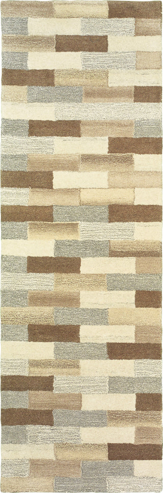 Oriental Weavers Infused 67006 Beige/ Grey Area Rug 2'6'' X 8' Runner