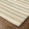 Oriental Weavers Infused 67007 Beige/ Grey Area Rug Corner On Wood