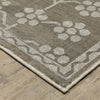 Oriental Weavers Intrigue INT01 Grey/Grey Area Rug Corner Image