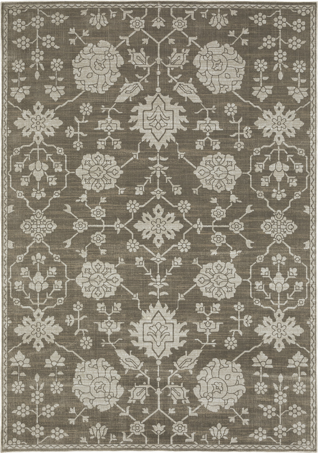 Oriental Weavers Intrigue INT01 Grey/Grey Area Rug main image