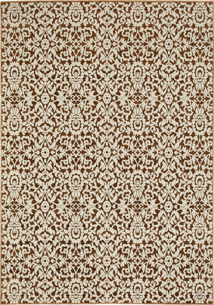Oriental Weavers Intrigue INT02 Rust/Ivory Area Rug main image