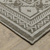 Oriental Weavers Intrigue INT06 Grey/Grey Area Rug Corner Image