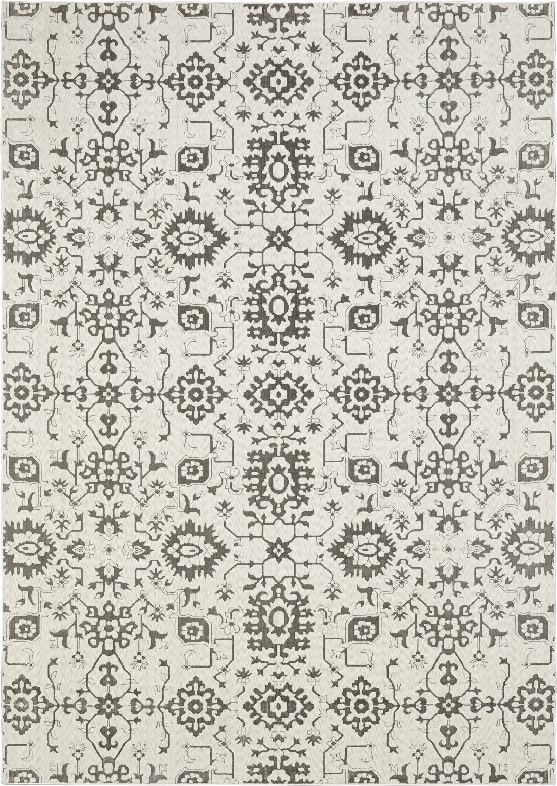Oriental Weavers Intrigue INT08 Ivory/Grey Area Rug main image