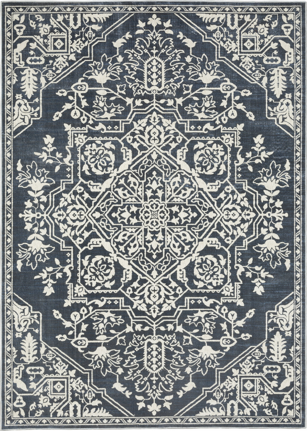 Oriental Weavers Intrigue INT10 Blue/Ivory Area Rug main image