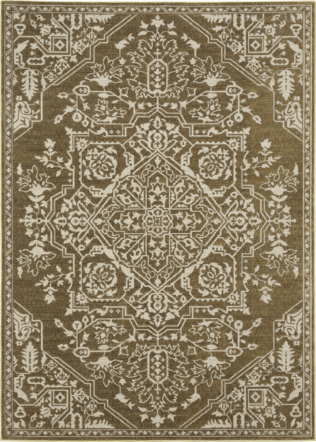 Oriental Weavers Intrigue INT11 Gold/Beige Area Rug main image