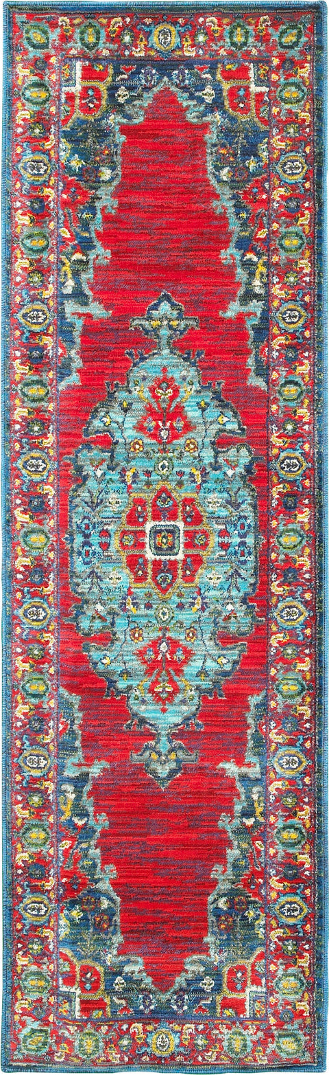Oriental Weavers Toscana 9537C Orange Blue Area Rug – Incredible Rugs and  Decor