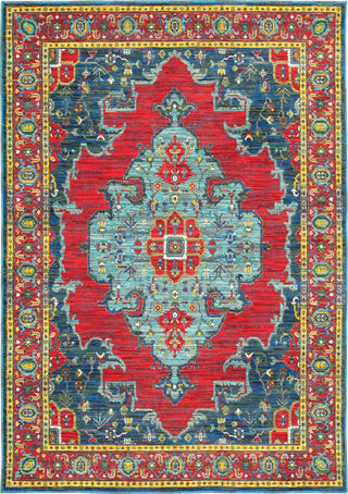 Oriental Weavers Joli 1331S Blue/ Red Area Rug main image