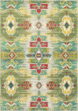 Oriental Weavers Joli 001J4 Stone/ Green Area Rug main image