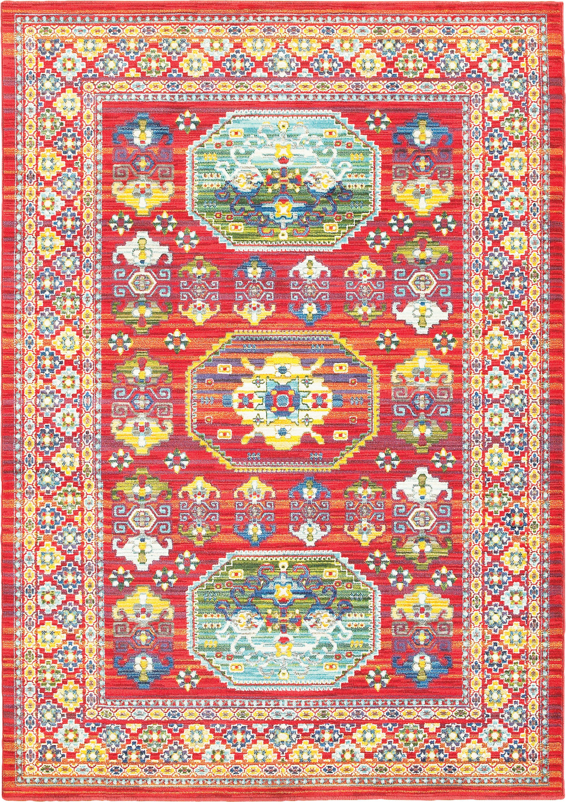 Oriental Weavers Joli 003R4 Red/ Multi Area Rug main image