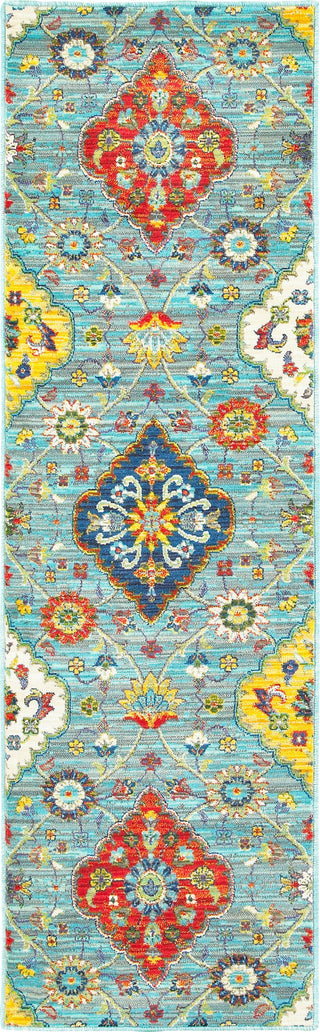 Oriental Weavers Joli 4929L Blue/ Multi Area Rug Runner