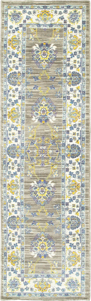 Oriental Weavers Joli 503D4 Grey/ Yellow Area Rug Runner