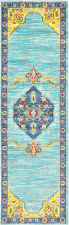 Oriental Weavers Joli 564L4 Blue/ Yellow Area Rug Runner