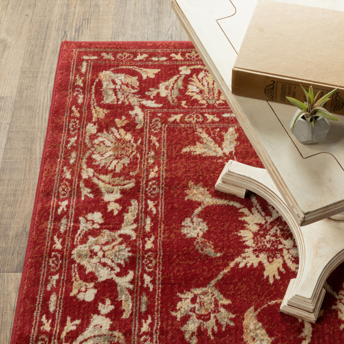 Red Gold Rug Oriental Weavers Juliette 1331S Red/Gold Area Rug – Incredible Rugs and ...