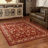 Oriental Weavers Juliette 1331S Red/Gold Area Rug Lifestyle Image Feature