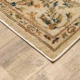 Oriental Weavers Juliette 1331V Beige/Gold Area Rug Corner Image