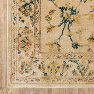 Oriental Weavers Juliette 1331V Beige/Gold Area Rug Corner Image