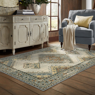 Oriental Weavers Juliette 203W3 Grey/Beige Area Rug Lifestyle Image Feature