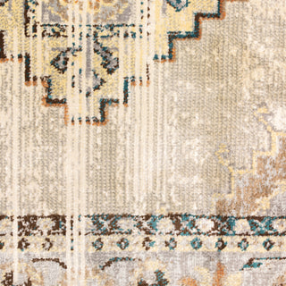 Oriental Weavers Juliette 203W3 Grey/Beige Area Rug Close-up Image