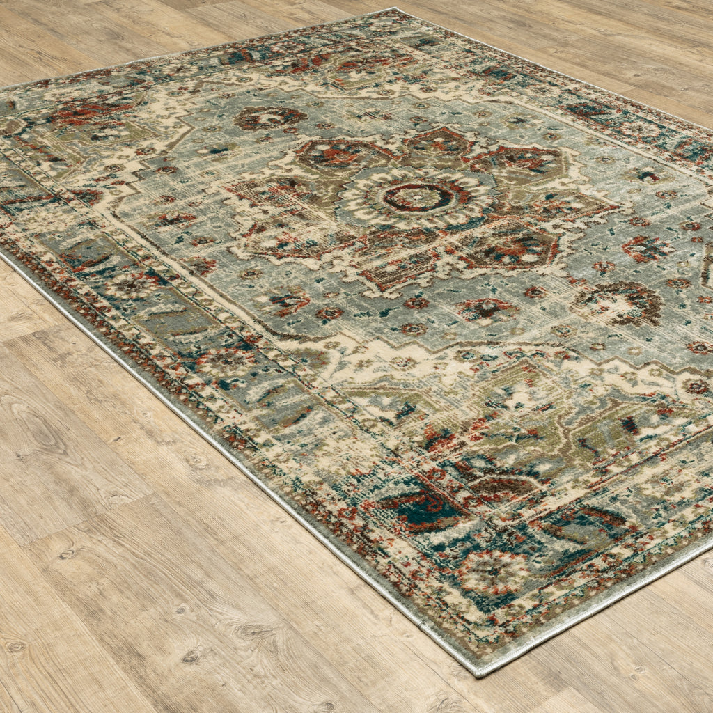 Oriental Weavers Juliette 205E3 Grey/Rust Area Rug – Incredible Rugs ...