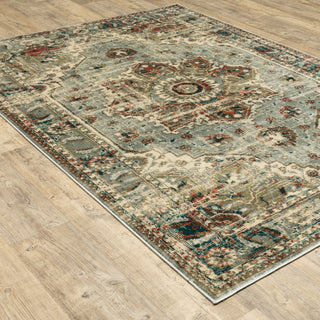 Oriental Weavers Juliette 205E3 Grey/Rust Area Rug Alternate Image Feature