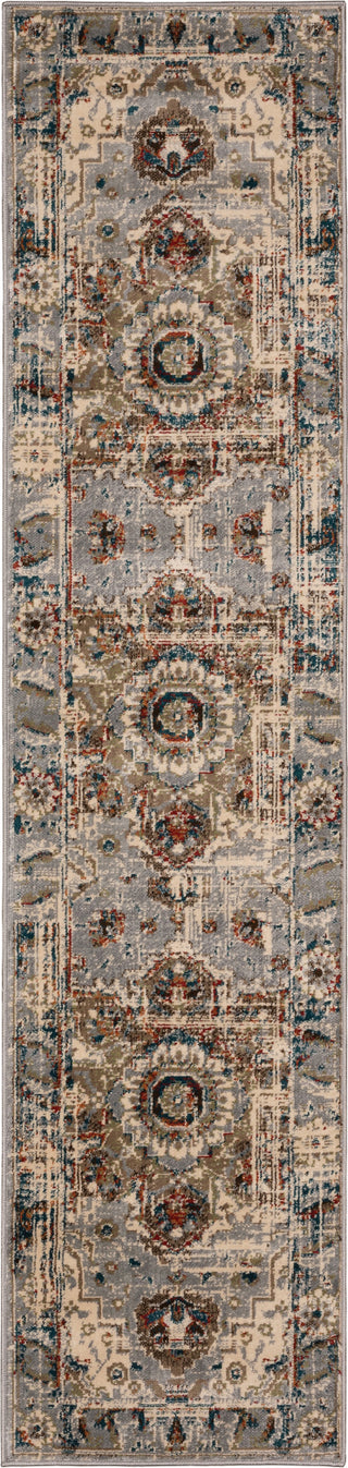 Oriental Weavers Juliette 205E3 Grey/Rust Area Rug Runner Image