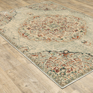 Oriental Weavers Juliette 2803H Grey/Rust Area Rug Alternate Image Feature