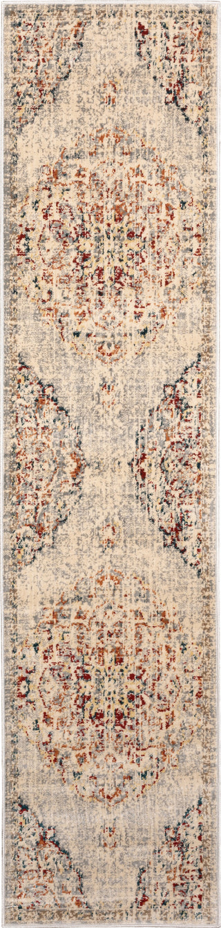 Oriental Weavers Juliette 2803H Grey/Rust Area Rug Runner Image