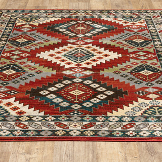 Oriental Weavers Juliette 002R3 Red/Multi Area Rug Alternate Image