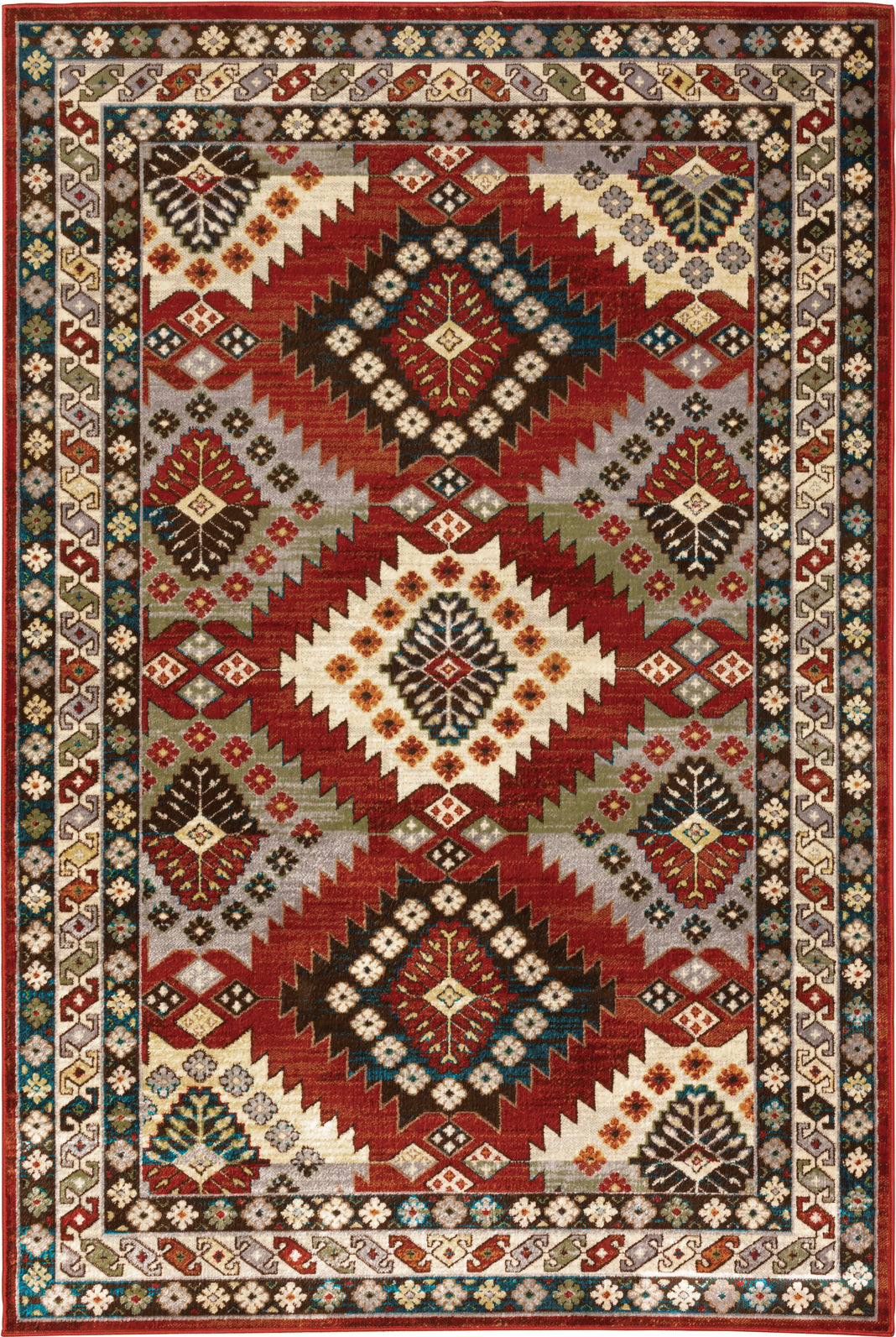 Oriental Weavers Juliette 002R3 Red/Multi Area Rug main image