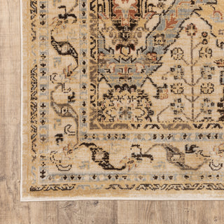 Oriental Weavers Juliette 532W3 Beige/Grey Area Rug Corner Image