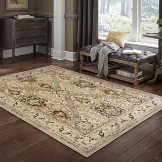 Oriental Weavers Juliette 532W3 Beige/Grey Area Rug Lifestyle Image Feature