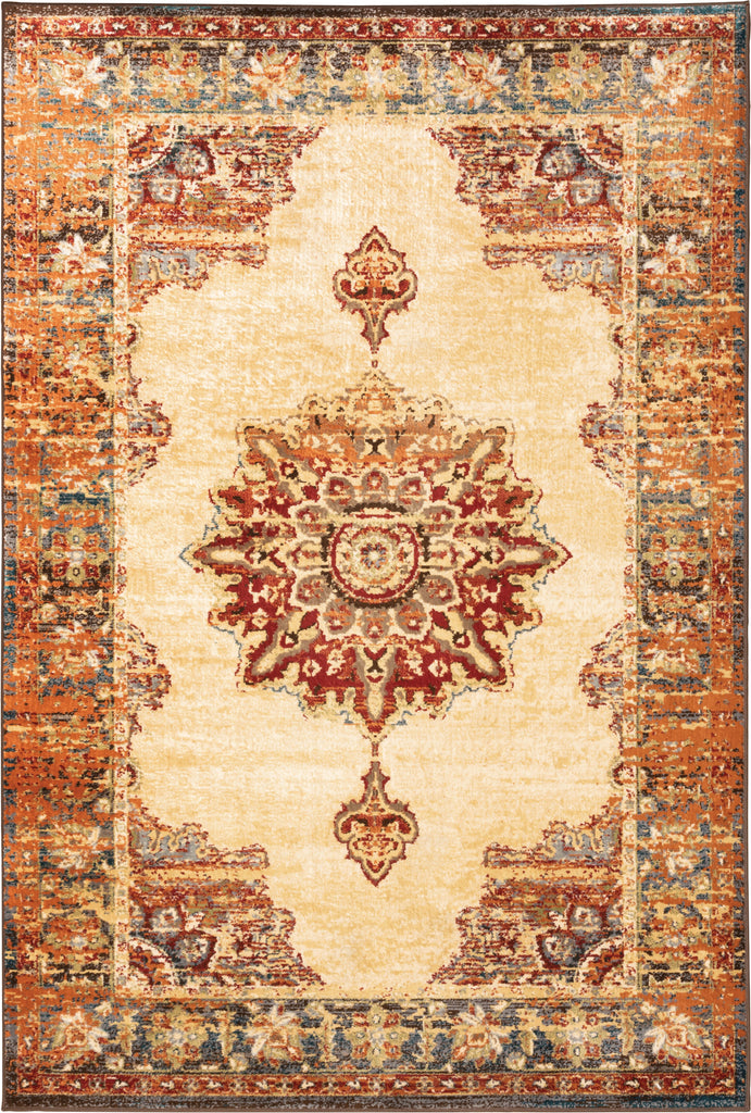Oriental Weavers Juliette 8120W Gold/Orange Area Rug main image