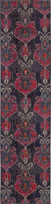Oriental Weavers Kaleidoscope 1140V Charcoal/Pink Area Rug 2' 7 X 10' 0 Runner