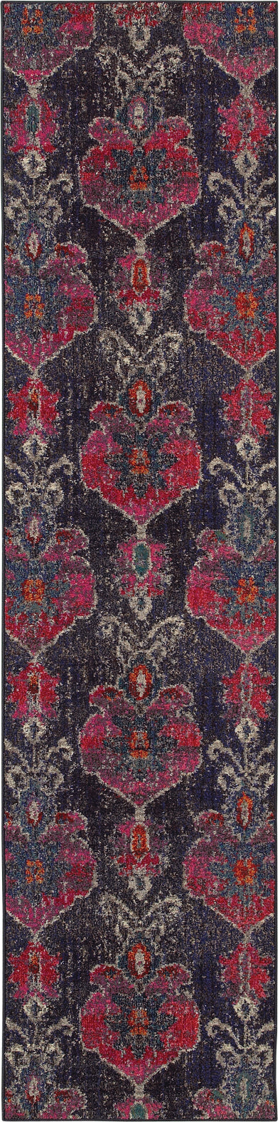 Oriental Weavers Kaleidoscope 1140V Charcoal/Pink Area Rug