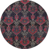Oriental Weavers Kaleidoscope 1140V Charcoal/Pink Area Rug 7' 8'' Round