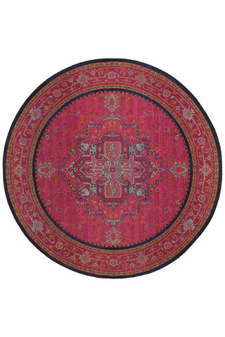 Oriental Weavers Kaleidoscope 1332S Pink/Navy Area Rug 7' 8 X  7' 8