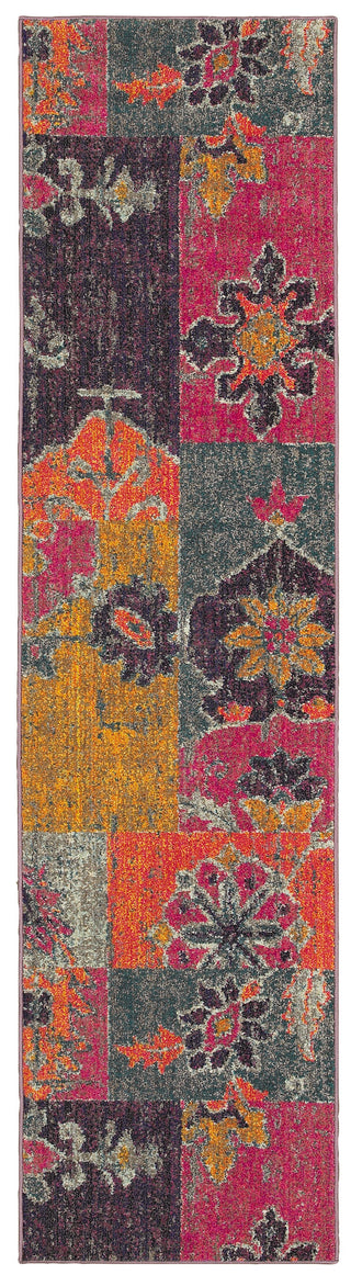 Oriental Weavers Kaleidoscope 2060V Multi/Pink Area Rug 2' 7 X 10' 0