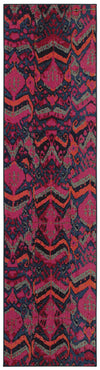 Oriental Weavers Kaleidoscope 004X5 Midnight/Pink Area Rug 2' 7 X 10' 0