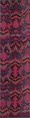Oriental Weavers Kaleidoscope 004X5 Midnight/Pink Area Rug 2' 7 X 10' 0 Runner