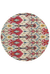Oriental Weavers Kaleidoscope 502I5 Ivory/Red Area Rug 7' 8 X  7' 8