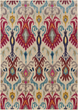 Oriental Weavers Kaleidoscope 502I5 Ivory/Red Area Rug main image