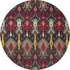 Oriental Weavers Kaleidoscope 502X5 Charcoal/Multi Area Rug 7' 8'' Round