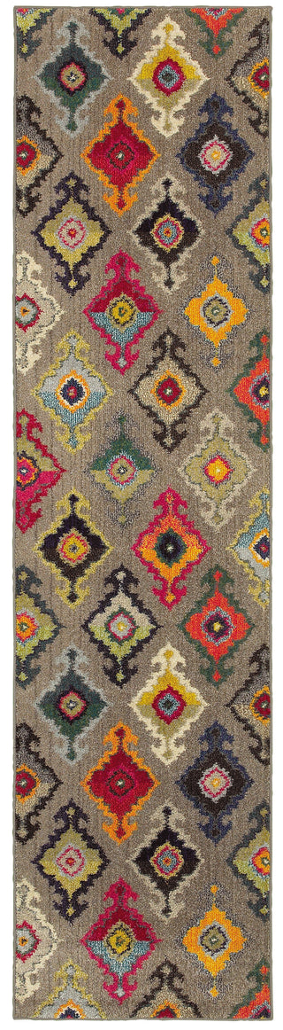 Oriental Weavers Kaleidoscope 5990E Grey/Multi Area Rug 2' 7 X 10' 0