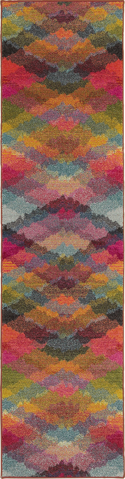 Oriental Weavers Kaleidoscope 631X5 Multi/Pink Area Rug 2' 7 X 10' 0 Runner