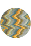 Oriental Weavers Kaleidoscope 8020G Yellow/Blue Area Rug 7' 8 X  7' 8