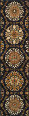 Oriental Weavers Kasbah 3763C Blue/Gold Area Rug 1'10'' X 7'6'' Runner
