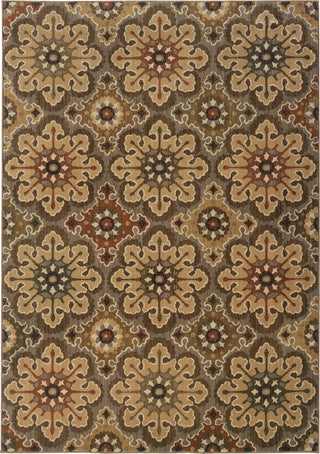 Oriental Weavers Kasbah 3808C Grey/Gold Area Rug main image featured